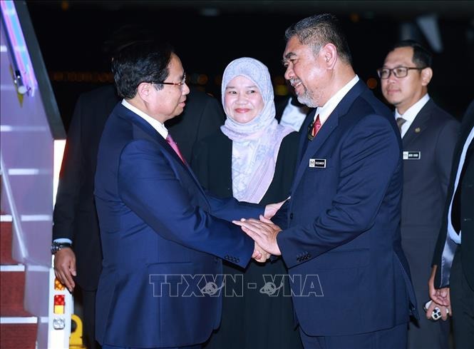 Thủ tướng Phạm Minh Chính tới Kuala Lumpur bắt đầu chuyến công tác dự Hội nghị cấp cao ASEAN lần thứ 47