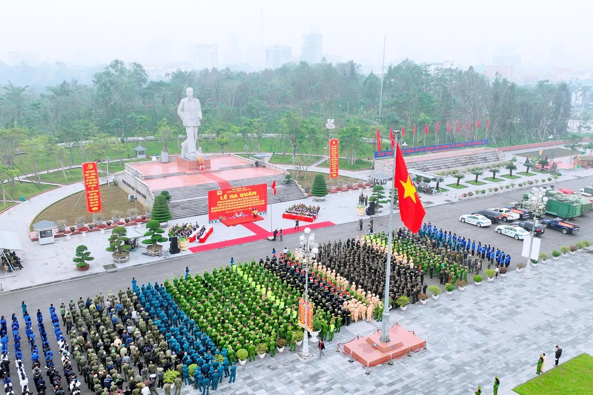 Nghệ An: Đồng loạt ra quân cao điểm tấn công, trấn áp tội phạm, bảo vệ an ninh, an toàn các sự kiện lớn và Tết Nguyên đán 2026