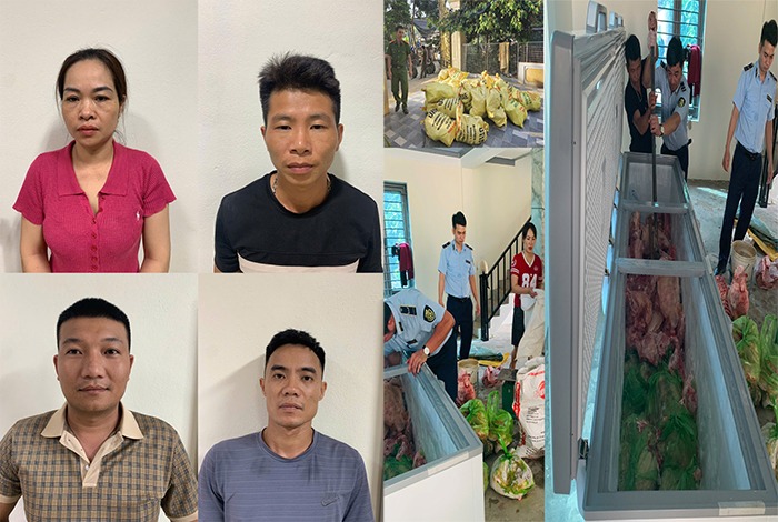 Tạm giữ 4 đối tượng chuyên mổ, tuồn thịt lợn dịch bệnh ra thị trường
