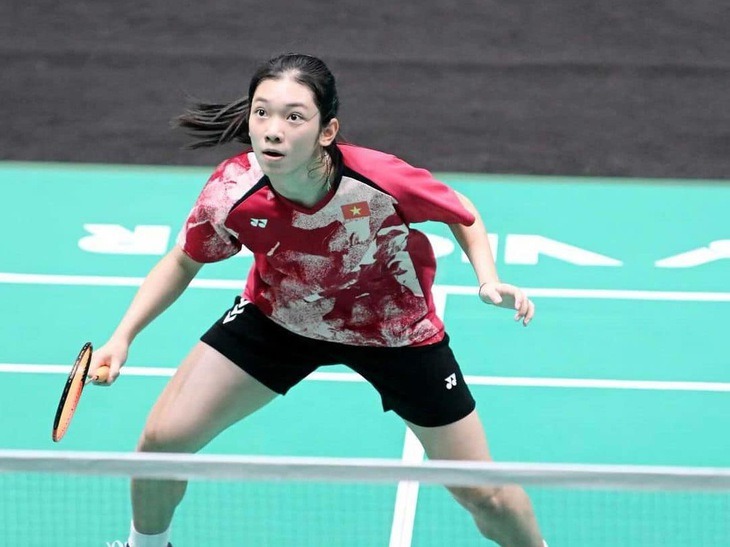 Tay vợt cầu lông Việt Nam 14 tuổi trong 1 tháng lên 714 bậc xếp hạng của thế giới