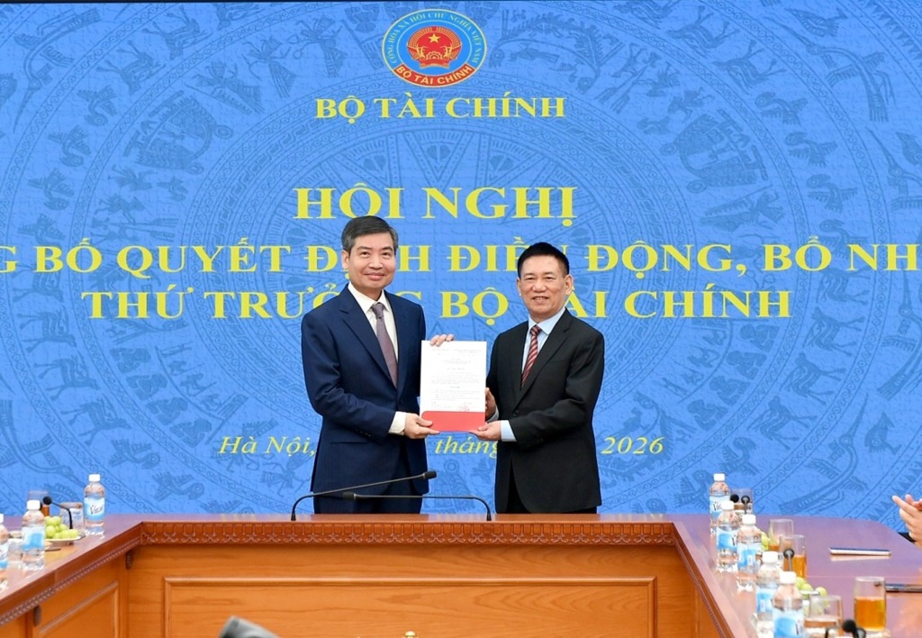 Trao quyết định điều động, bổ nhiệm Thứ trưởng Bộ Tài chính Tạ Anh Tuấn