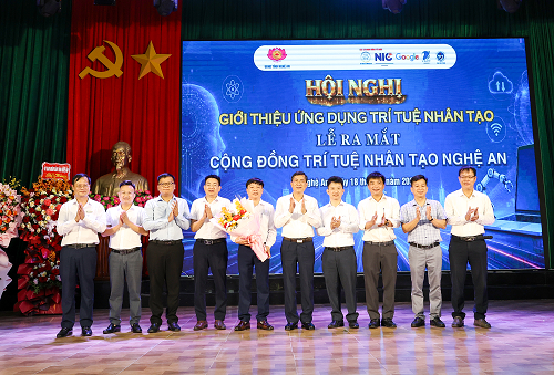 Hội nghị giới thiệu ứng dụng trí tuệ nhân tạo và Lễ ra mắt cộng đồng trí tuệ nhân tạo Nghệ An