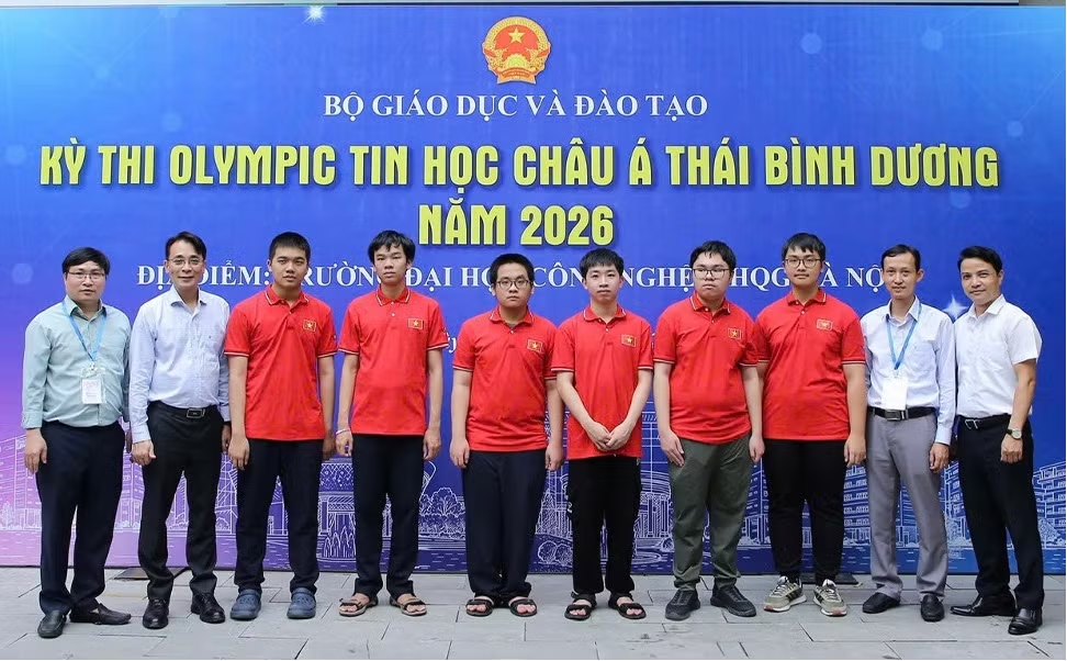 Việt Nam đứng thứ 2 tại Olympic Tin học Châu Á Thái Bình Dương
