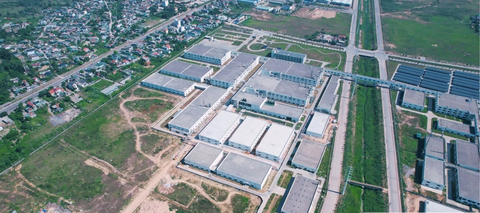 Toàn cảnh KCN Hoàng Mai 1, hạt nhân vùng công nghiệp Nam Thanh - Bắc Nghệ