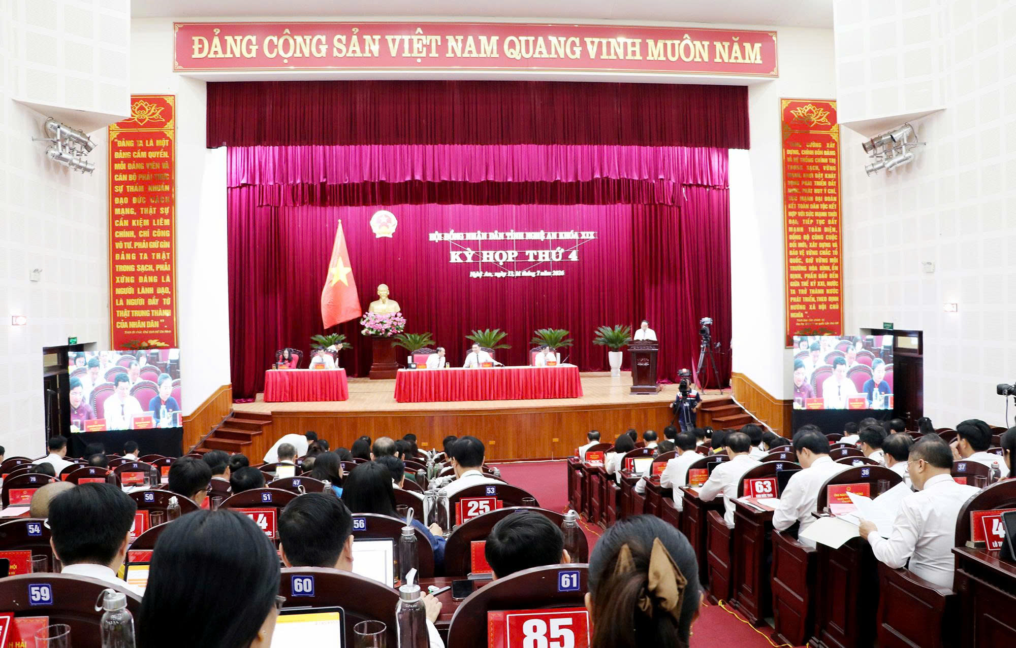 UBND tỉnh trình kỳ họp thứ 4, HĐND tỉnh khóa XIX 17 dự thảo Nghị quyết thúc đẩy kinh tế - xã hội phát triển