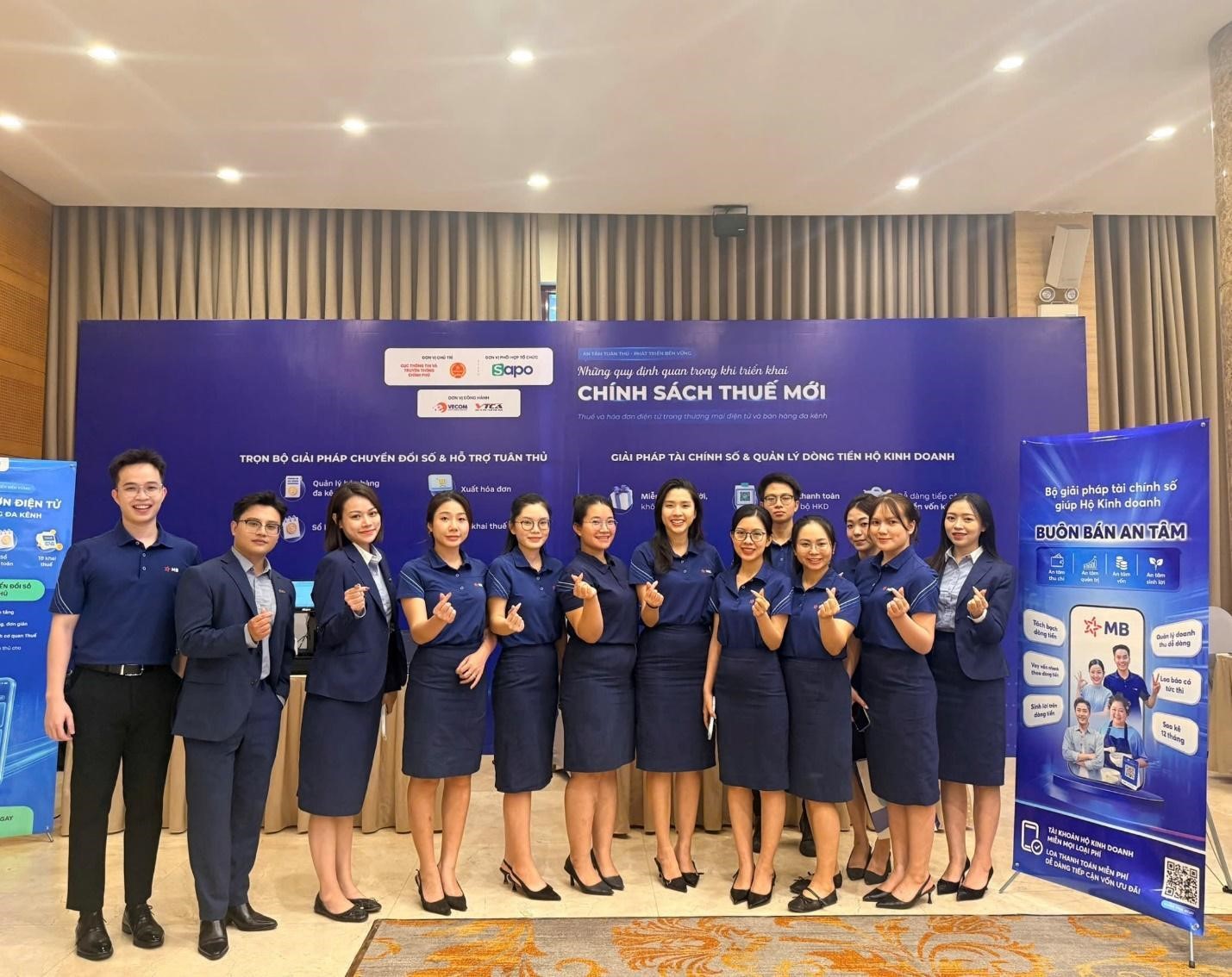 MB đồng hành cùng hộ kinh doanh trong hành trình thích ứng chính sách thuế mới
