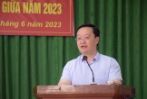 Chủ tịch UBND tỉnh Nguyễn Đức Trung tiếp xúc cử tri tại xã Nam Nghĩa, huyện Nam Đàn