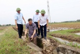 Phó Chủ tịch UBND tỉnh Nguyễn Văn Đệ kiểm tra công tác làm giao thông thủy lợi