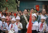 Thiếu tướng Bùi Quang Thanh, Giám đốc Công an tỉnh dự Ngày hội Đại đoàn kết toàn dân tộc tại huyện Kỳ Sơn