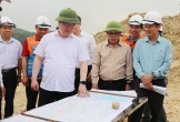 Chủ tịch UBND tỉnh Nguyễn Đức Trung kiểm tra tiến độ thi công dự án đường dây 500 kV mạch 3