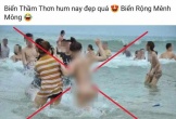 Thông tin mới nhất vụ hình ảnh cô gái khoả thân tắm ở biển Sầm Sơn