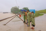 Lãnh đạo huyện Hưng Nguyên kiểm tra tình hình mưa lũ