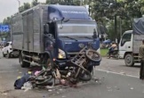 Tai nạn liên hoàn, tài xế xe gắn máy kéo rơ-mooc chở rác tử vong tại chỗ