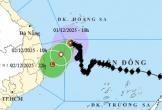 Bão số 15 ít di chuyển, từ mai miền Trung mưa vừa đến mưa to