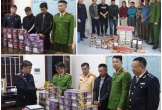 Công an Nghệ An bắt nhóm 14 đối tượng, thu giữ gần 2,3 tạ pháo nổ