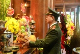 Đồng chí Thượng tướng Phạm Thế Tùng - Thứ trưởng Bộ Công an dâng hoa, dâng hương tưởng niệm Chủ tịch Hồ Chí Minh