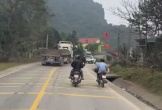 Nghệ An: Xử lý tài xế điều khiển xe tải chạy lấn đường từ clip người dân cung cấp