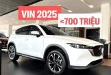 Mazda CX-5 giảm giá còn 699 triệu đồng tại đại lý: Rẻ hơn niêm yết Xforce bản ‘full’, vẫn là VIN 2025 mới nhất