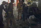Vợ bị yêu cầu dừng xe kiểm tra, chồng lăng mạ, tát CSGT