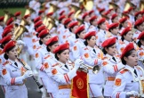 Hơn 16.000 cán bộ, chiến sĩ hợp luyện diễu binh, diễu hành dưới trời mưa tầm tã