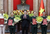 Chủ tịch nước Lương Cường trao Quyết định thăng quân hàm Thượng tướng