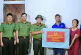 Đoàn công tác Bộ Công an kiểm tra công tác khắc phục hậu quả cơn bão số 5 ở tỉnh Nghệ An