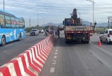 Đóng điểm mở dải phân cách trên Quốc lộ 1 tại Nghệ An
