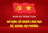 Nhân sự trong tuần: Bổ nhiệm, chỉ định lãnh đạo ở nhiều địa phương