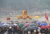 Độc đáo màn rước kiệu “bay” ở lễ hội Đền Cờn