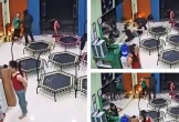 VIDEO: Bịt mặt xông vào phòng tập thể dục c.ướp dây chuyền của người phụ nữ