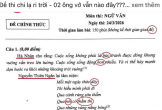 Đề thi HS giỏi văn tỉnh Đắk Lắk 'sai chính tả' lan truyền trên mạng xã hội là giả mạo