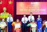 Nghệ An: Trao Huy hiệu 80 năm tuổi Đảng đến 4 đảng viên lão thành