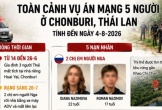 Toàn cảnh vụ án sát hại 2 chị em người Nga và 3 người chung gia đình khác tại Thái Lan