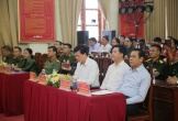 Đại tá Nguyễn Duy Thanh chung vui cùng Nhân dân tại Ngày hội Toàn dân bảo vệ an ninh Tổ quốc xã Anh Sơn